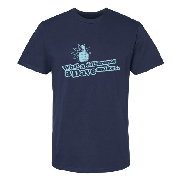 What A Difference A Dave Makes Men's T Shirt Thumbnail